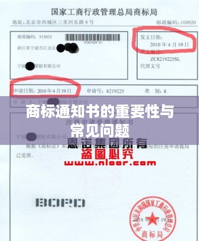 商标通知书的重要性与常见问题