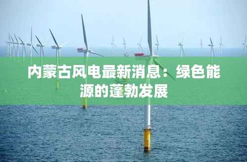 内蒙古风电最新消息:绿色能源的蓬勃发展