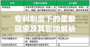 专利制度下的垄断现象及其影响解析