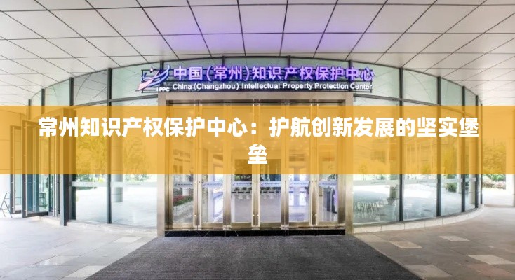 常州知识产权保护中心:护航创新发展的坚实堡垒