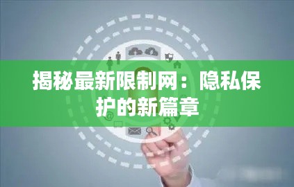 揭秘最新限制网:隐私保护的新篇章