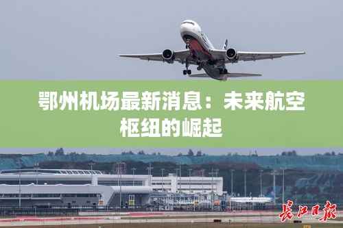 鄂州机场最新消息:未来航空枢纽的崛起