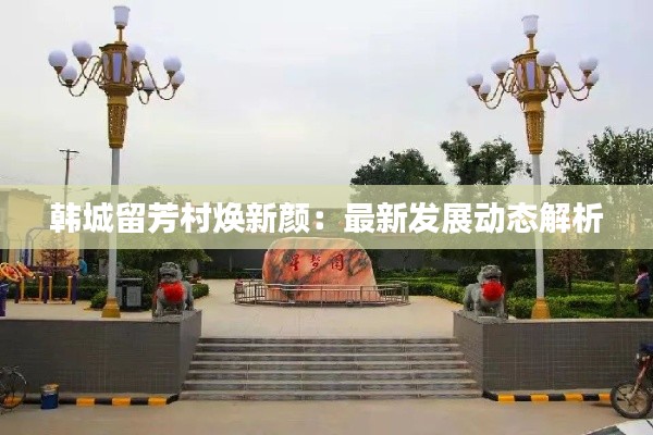 韩城留芳村焕新颜:最新发展动态解析