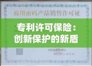 专利许可保险：创新保护的新盾牌