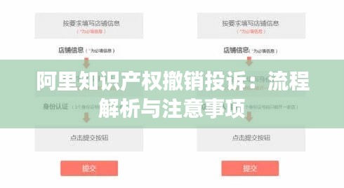 阿里知识产权撤销投诉:流程解析与注意事项