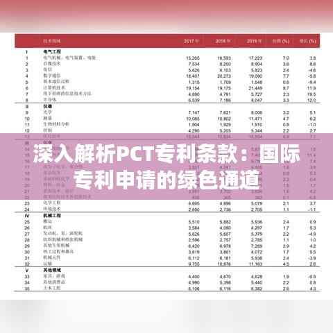 深入解析PCT专利条款:国际专利申请的绿色通道