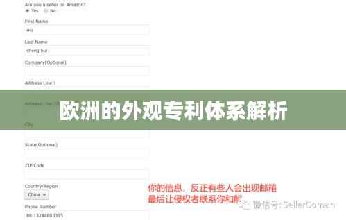 欧洲的外观专利体系解析