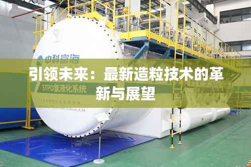 引领未来:最新造粒技术的革新与展望