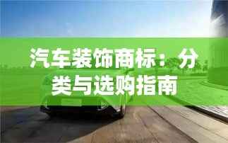 汽车装饰商标:分类与选购指南