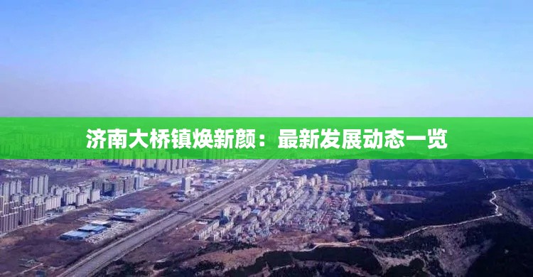 济南大桥镇焕新颜:最新发展动态一览