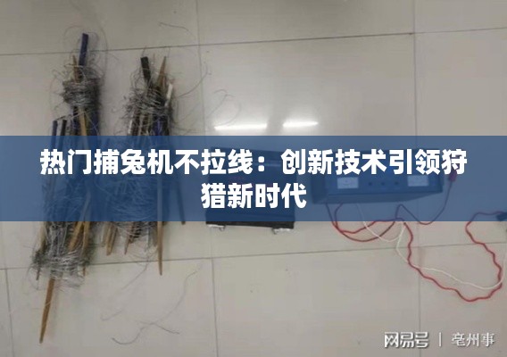 热门捕兔机不拉线:创新技术引领狩猎新时代