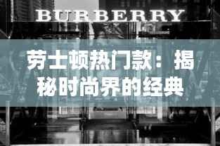 劳士顿热门款:揭秘时尚界的经典之作