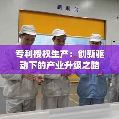 专利授权生产:创新驱动下的产业升级之路