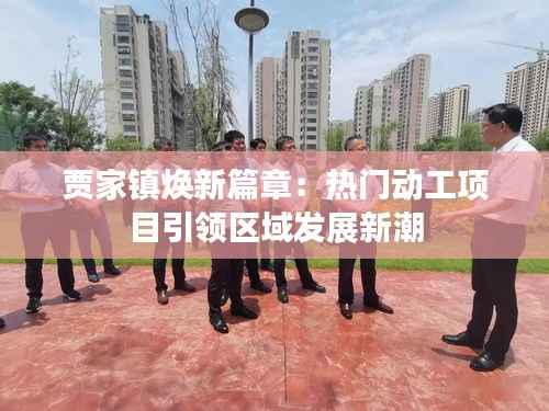 贾家镇焕新篇章:热门动工项目引领区域发展新潮