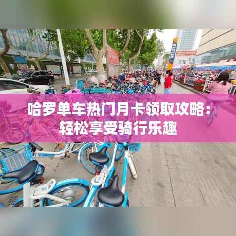 哈罗单车热门月卡领取攻略:轻松享受骑行乐趣