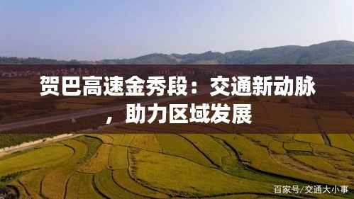贺巴高速金秀段:交通新动脉,助力区域发展