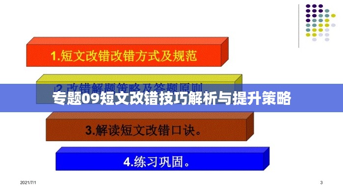 专题09短文改错技巧解析与提升策略