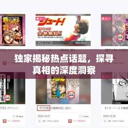 独家揭秘热点话题,探寻真相的深度洞察