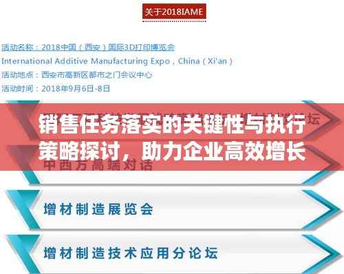 销售任务落实的关键性与执行策略探讨,助力企业高效增长!