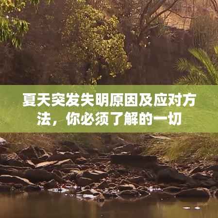 夏天突发失明原因及应对方法,你必须了解的一切
