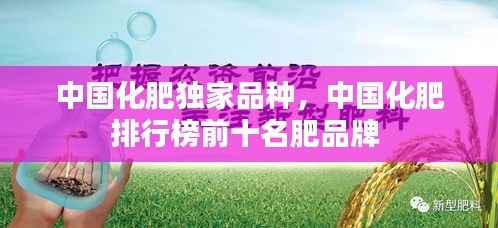 中国化肥独家品种,中国化肥排行榜前十名肥品牌