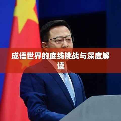 成语世界的底线挑战与深度解读