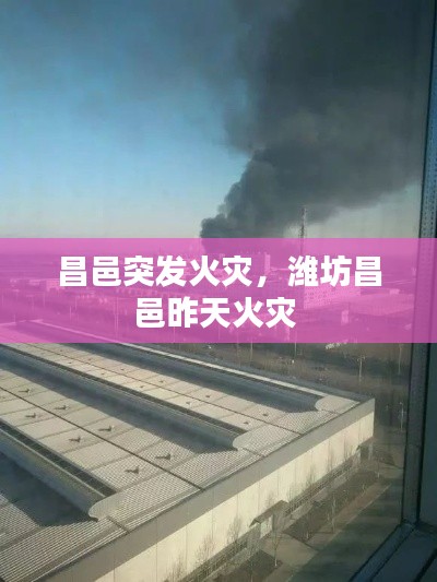 昌邑突发火灾,潍坊昌邑昨天火灾
