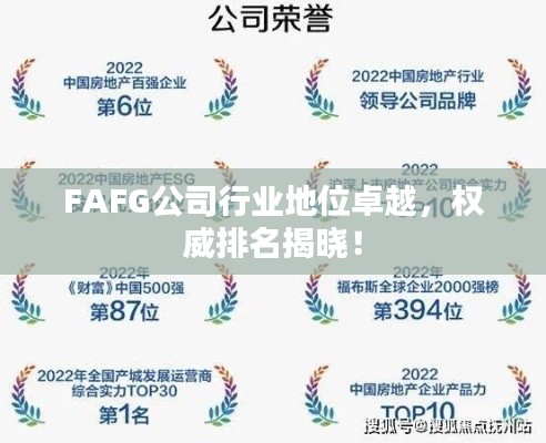 FAFG公司行业地位卓越,权威排名揭晓!