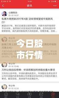 今日股市行情深度解析，股板走势最新动态总览