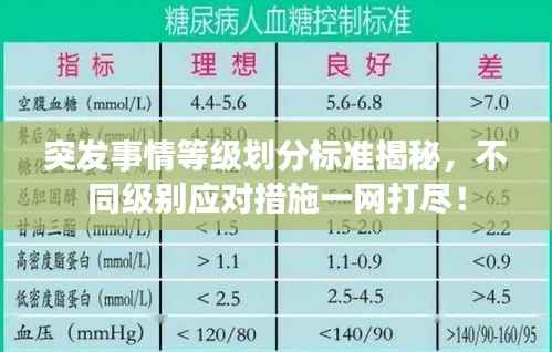 突发事情等级划分标准揭秘，不同级别应对措施一网打尽！