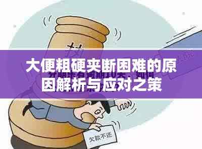 大便粗硬夹断困难的原因解析与应对之策