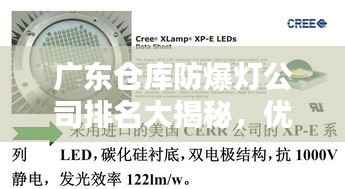 广东仓库防爆灯公司排名大揭秘,优质企业榜单,选购首选参考!