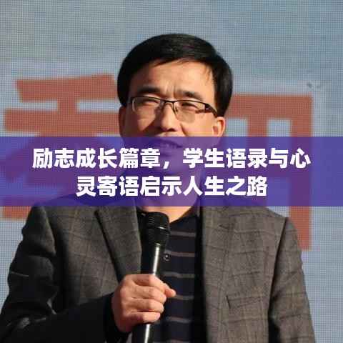 励志成长篇章,学生语录与心灵寄语启示人生之路