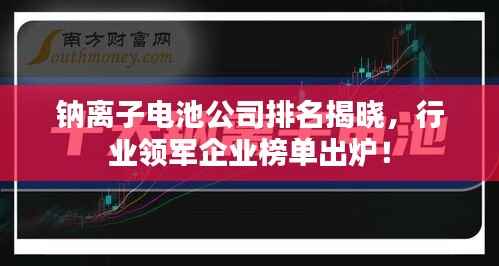 钠离子电池公司排名揭晓,行业领军企业榜单出炉!