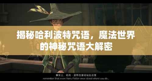 揭秘哈利波特咒语,魔法世界的神秘咒语大解密