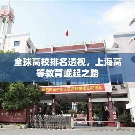 全球高校排名透视,上海高等教育崛起之路