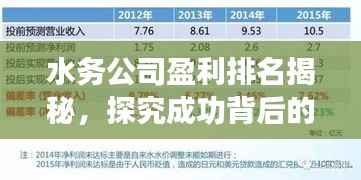 水务公司盈利排名揭秘,探究成功背后的关键因素