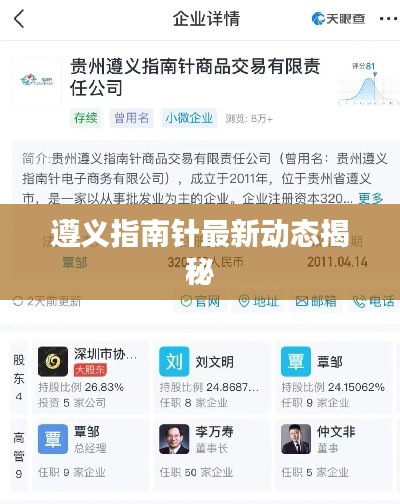 遵义指南针最新动态揭秘