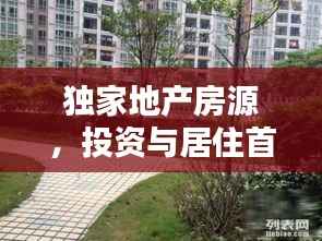 独家地产房源,投资与居住首选之地!