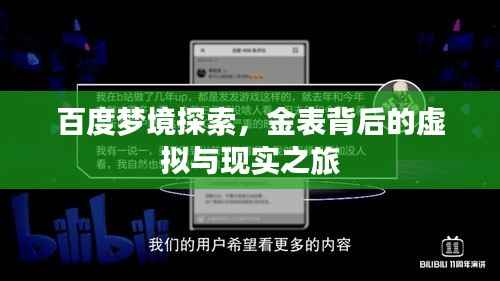 百度梦境探索,金表背后的虚拟与现实之旅