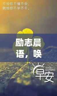 励志晨语,唤醒梦想的简短名言短语