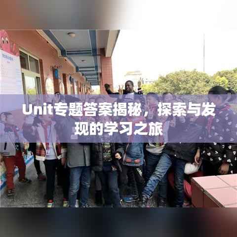 Unit专题答案揭秘，探索与发现的学习之旅