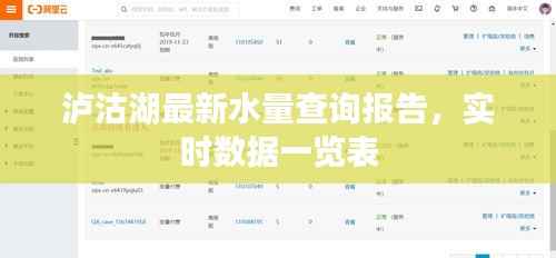 泸沽湖最新水量查询报告,实时数据一览表