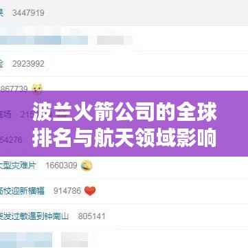 波兰火箭公司的全球排名与航天领域影响力解析