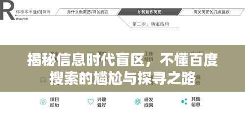 揭秘信息时代盲区,不懂百度搜索的尴尬与探寻之路