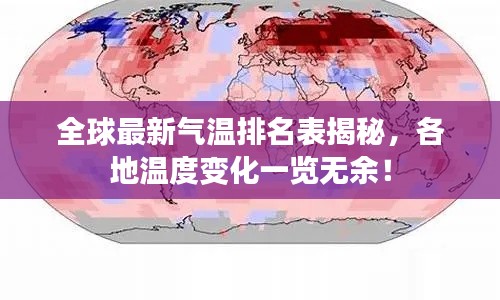 全球最新气温排名表揭秘,各地温度变化一览无余!