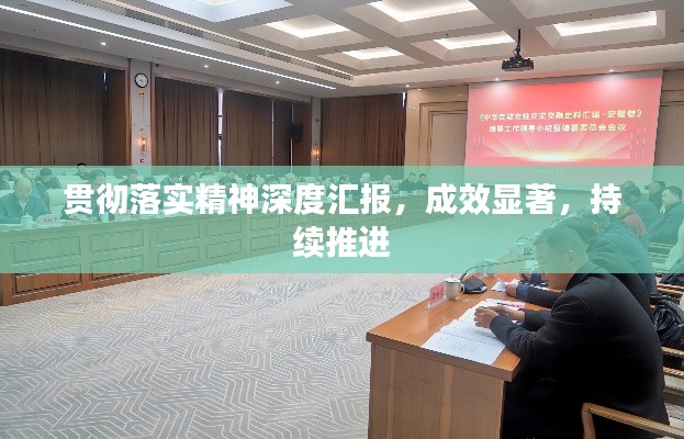 贯彻落实精神深度汇报,成效显著,持续推进