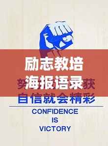 励志教培海报语录,激发潜能,成就辉煌人生!