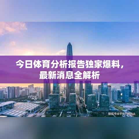 今日体育分析报告独家爆料,最新消息全解析
