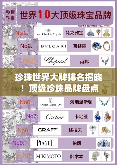 珍珠世界大牌排名揭晓!顶级珍珠品牌盘点